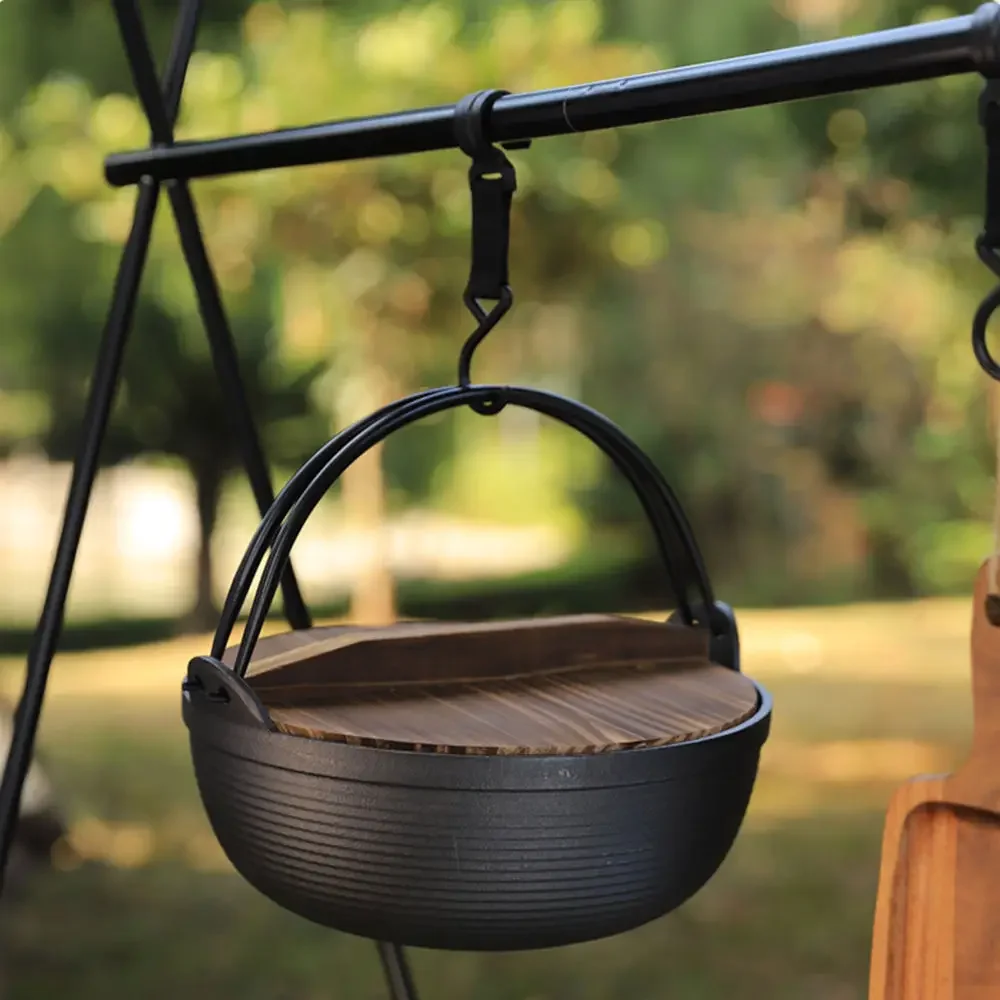 Camp Dutch Oven Cast - Pentola in ghisa per esterni con