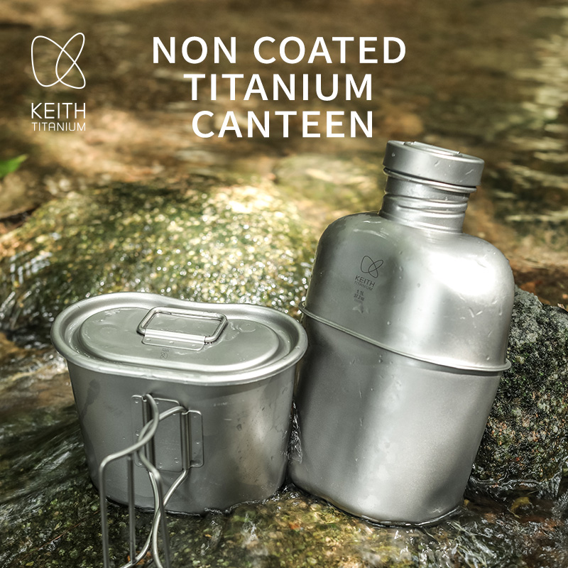 Camping Hiking Cooking - KEITH Set da Cucina in Titanio