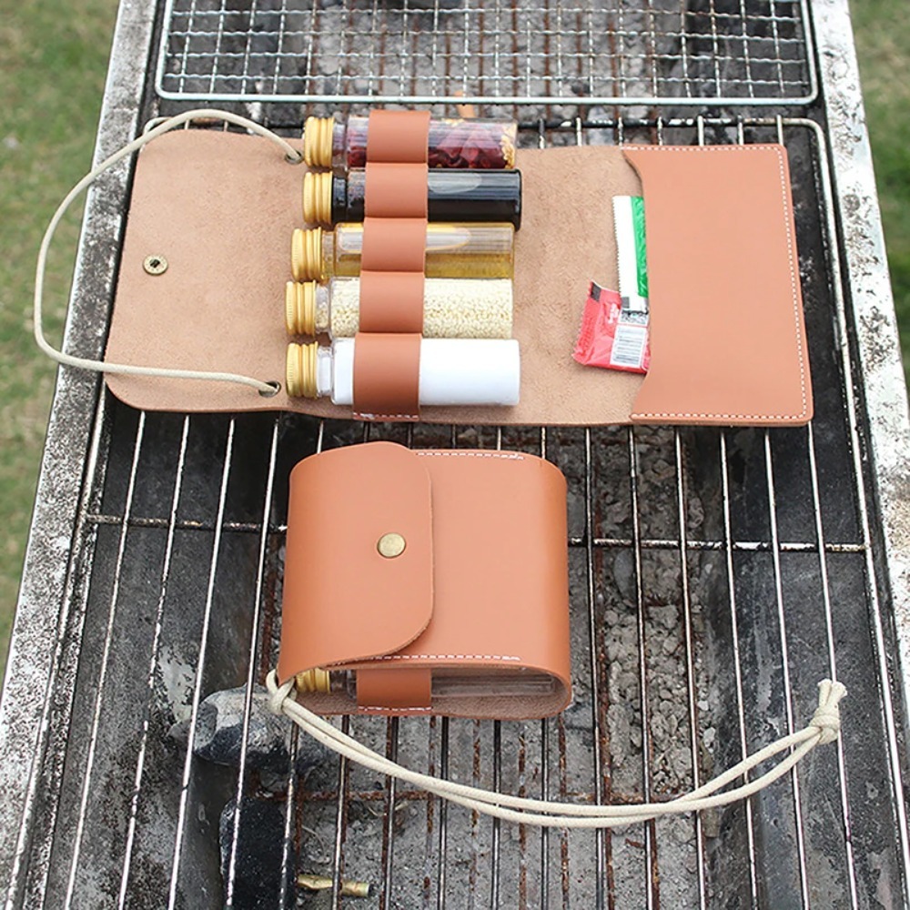 Camping Cooking Container - Set di bottiglie di spezie da