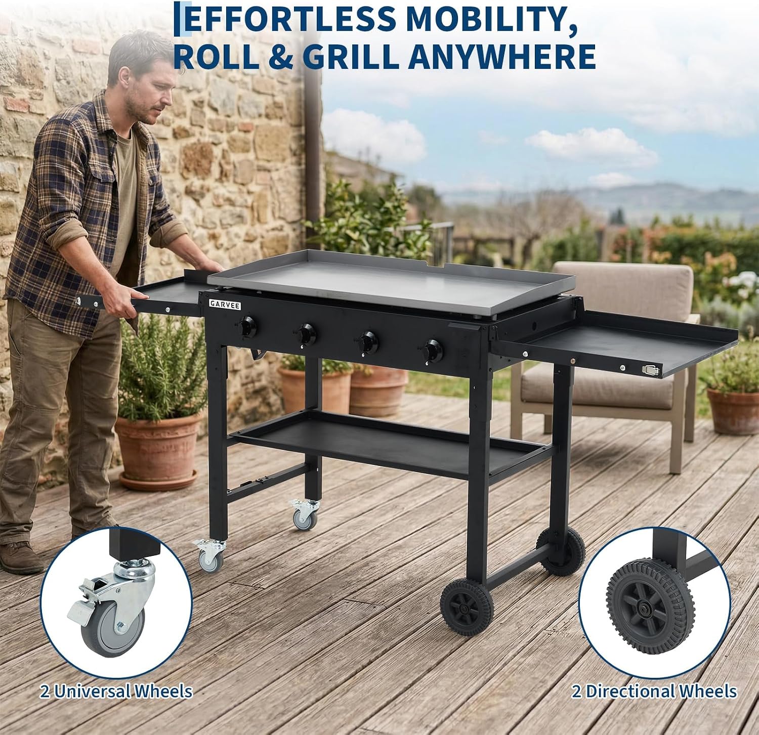 Tacleekii, griglia a superfici - Camping Cooking Flat Top recensione e prezzo