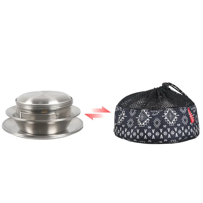 Set di stoviglie portatili da  - Camping Cooking Dining Set recensione e prezzo