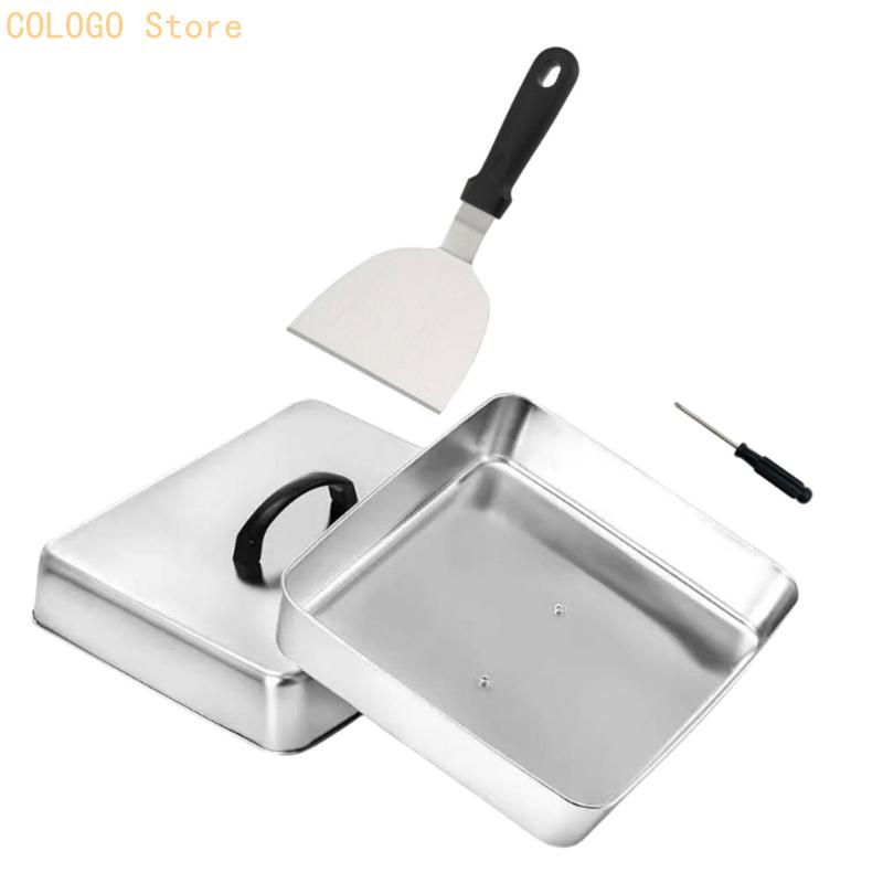 Coperchio per alimenti quadrat - Camping Cooking Flat Top recensione e prezzo