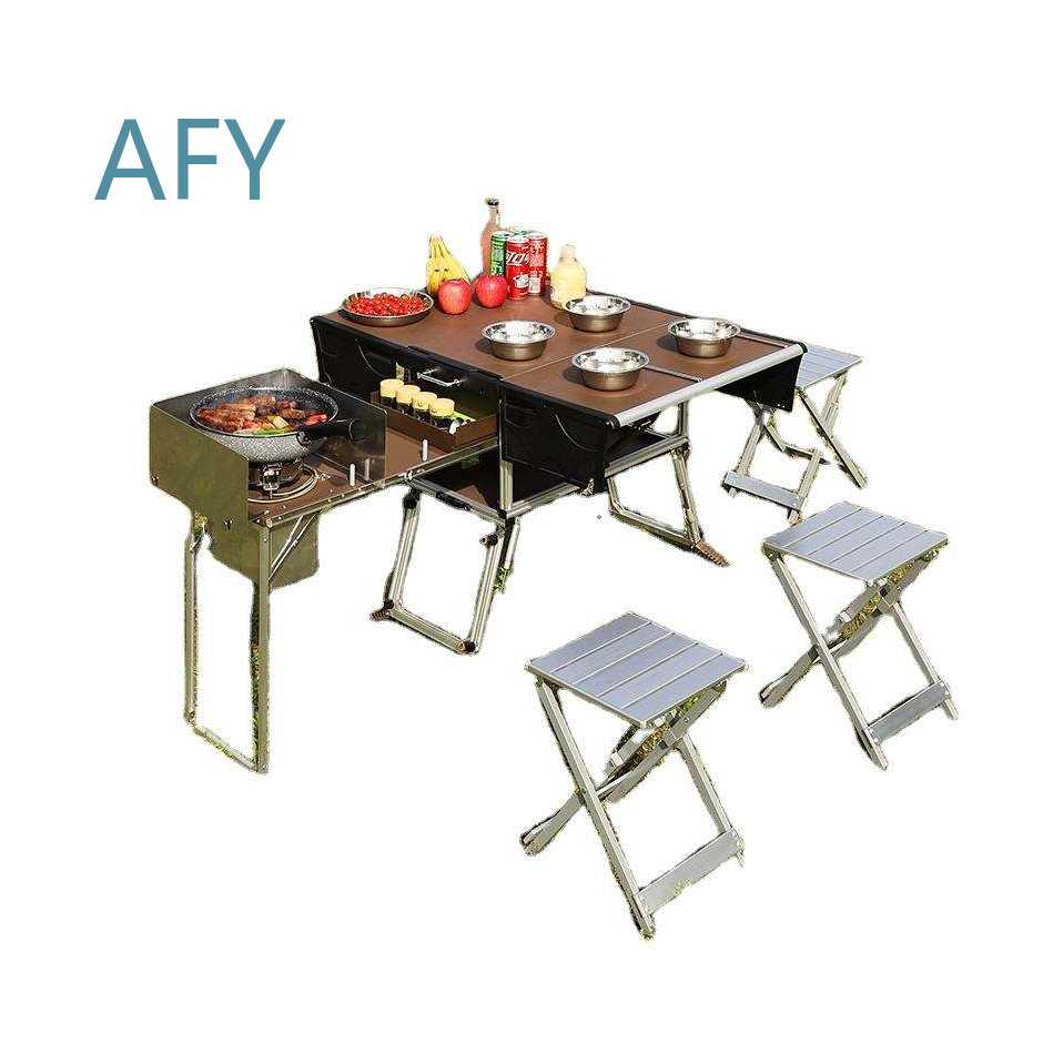 Rimorchio Pieghevole Portatile - Camping Cooking Dining Set recensione e prezzo