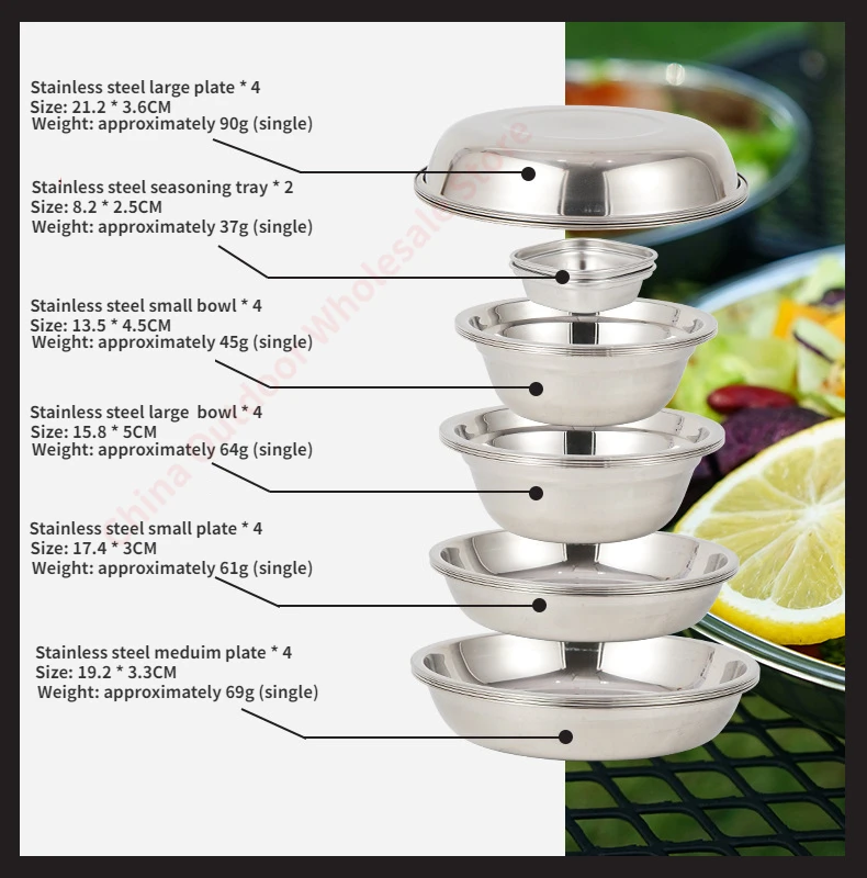 Set da 22 pezzi di piatti da c - Camping Cooking Dining Set recensione e prezzo