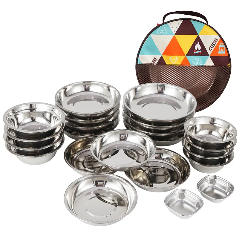 Nuovo set di piatti portatili  - Camping Cooking Dining Set recensione e prezzo