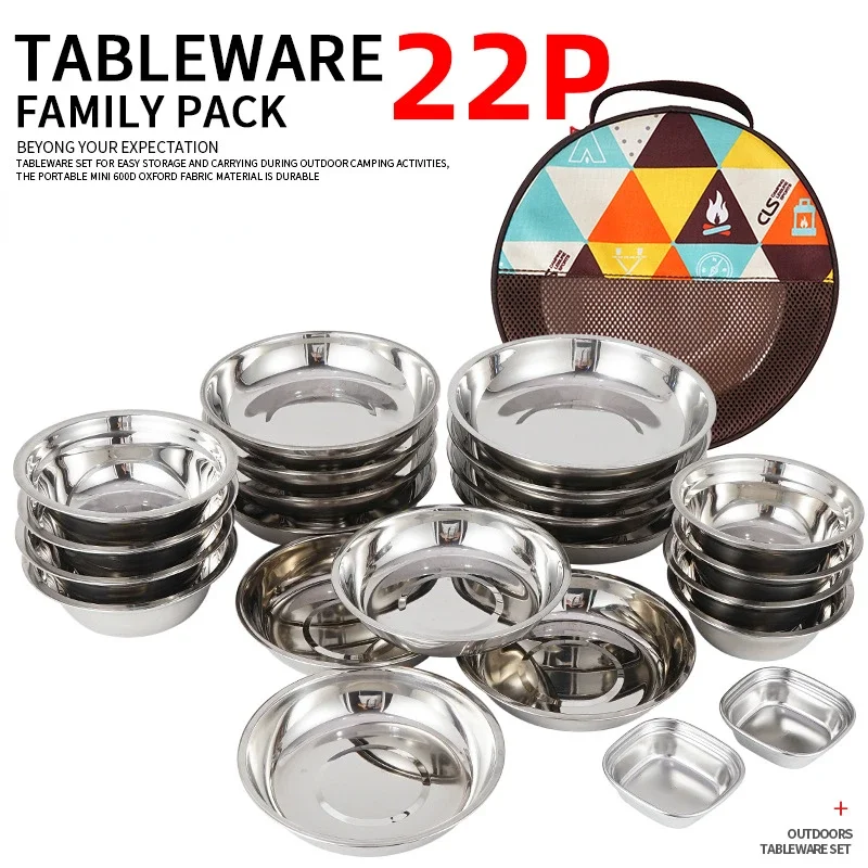 Set di stoviglie portatili CLS - Camping Cooking Dining Set recensione e prezzo