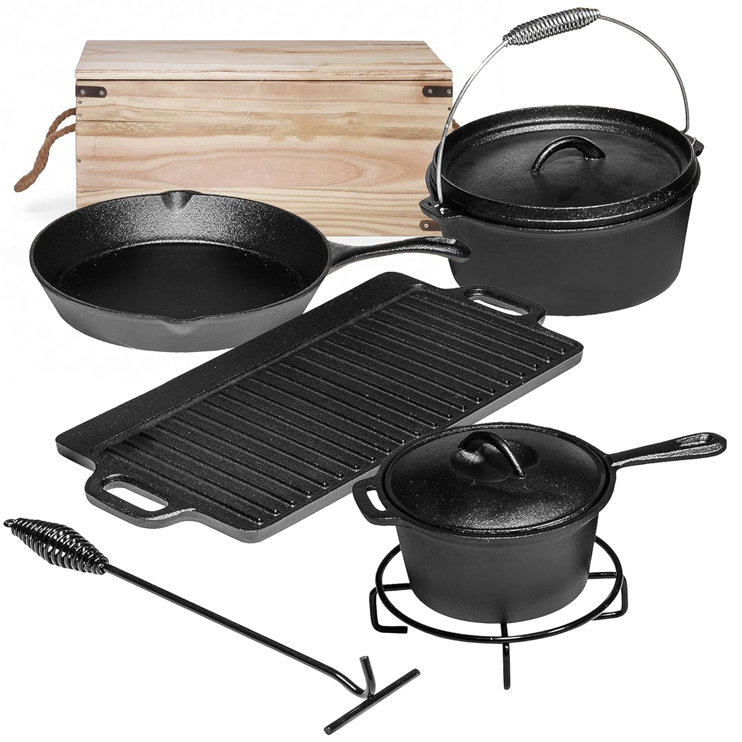 Set da cucina da campeggio com - Camp Dutch Oven Cast recensione e prezzo