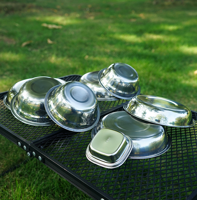 Nuovo set di piatti portatili  - Camping Cooking Dining Set recensione e prezzo